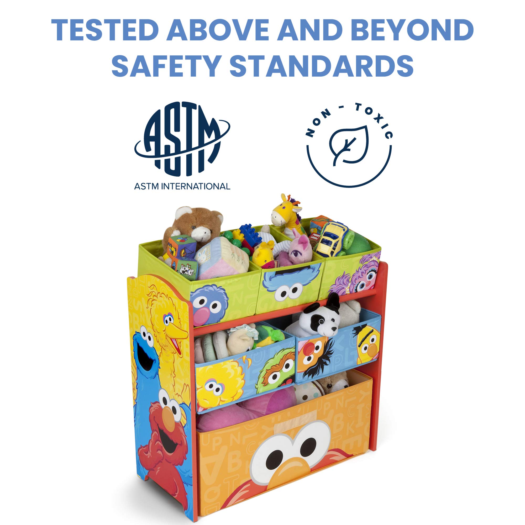 Amazon.co.jp: Delta製 セサミストリートの収納箱（おもちゃ箱・玩具箱